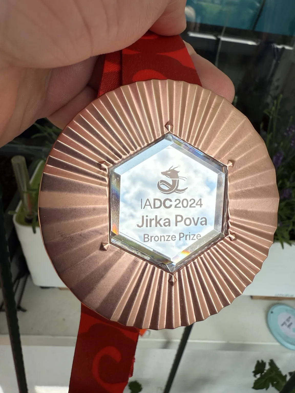 Detail medaile IADC 2024 Bronze Prize